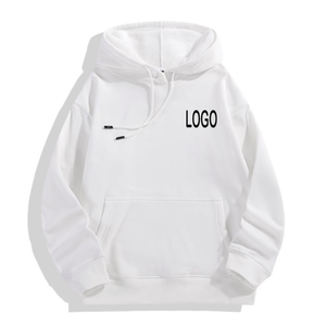 Sweat à capuche décontracté pour homme en molleton 100 % coton léger, imprimé graphique double face, élégant, avec cordon de serrage ajustable - Product Image 1