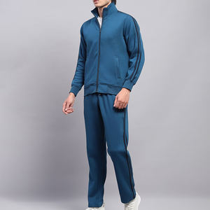 Diseñe su propio personalizado 2025 Fitness Wear Cremallera Trajes de chándal Cremallera Slim Fit Fitness Wear Cremallera hombres Chándal - Product Image 3