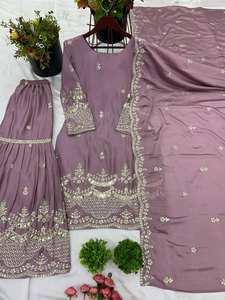 นำเสนอชุดแต่งกายสำหรับงานปาร์ตี้ดีไซน์ใหม่ดูยอดเยี่ยมและดูปองตากับงานปักที่หนักหน่วง - Product Image 6