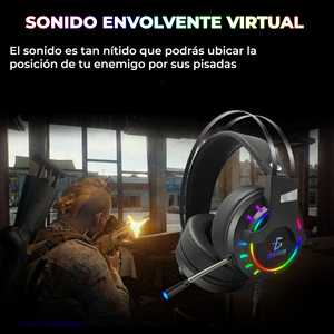 Cuffie Specializzate RGB LED per PS4, Xbox e PC per Giocatori - Product Image 6