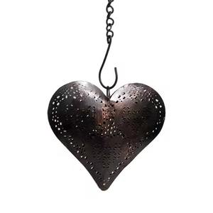 Decoración Artesanal Moderna de Metal con Forma de Corazón para Colgar en la Pared en Navidad - Product Image 3