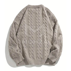 Pulls d'hiver respirants en coton pour hommes, style streetwear tendance 2026, nouvelle collection pour hommes - Product Image 2