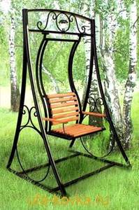 Columpio de hierro decorativo vintage con estilo antiguo perfecto para hogares tradicionales festivales culturales y reuniones familiares - Product Image 5