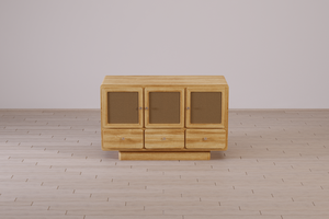 Aparador de madera maciza de diseño moderno hecho en Indonesia para muebles de interior y hogar - Product Image 3