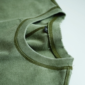 High Quality Men Luxury Heavy 100% Cotton <b>Thick</b> 350 Oversize <b>T</b> <b>Shirt</b> Blank Mock Neck Heavyweight Oversized Boxy <b>t</b> <b>Shirt</b> - Product Image 5