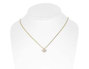 VVS Clarity Moissanite Diamant Clouté En Argent 925 Puffed Coeur Pendentif Pour Hommes Femmes Cadeau - Product Image 2