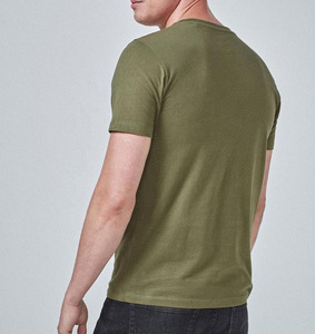 เสื้อยืดแขนสั้นทรงสลิมฟิตสำหรับผู้ชายทุกสีสำหรับทุกเพศเสื้อยืดสีพื้นฤดูร้อน - Product Image 6