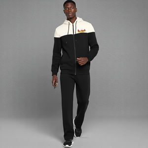 OEM/ODM Survêtement Homme 100% Coton Molleton Imprimé Uni Bicolore Streetwear Pull Confortable Hip Hop avec Cordon de Serrage - Product Image 1