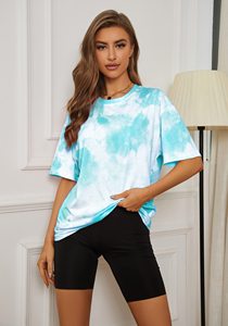 T-shirt Streetwear hip hop pour femmes, t-shirt surdimensionné 100% coton avec logo personnalisé, vente en gros de vêtements délavés à l'acide - Product Image 6