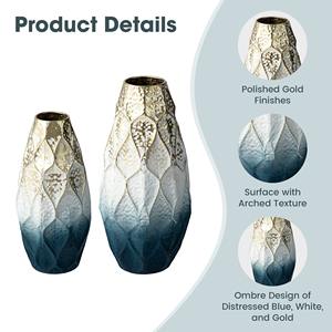 Derniers vases et pots à fleurs polis argentés mats design incurvé à la main de bonne qualité articles de décoration pour la maison et la chambre - Product Image 6