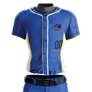 Ensemble d'uniformes de baseball personnalisés, maillot et pantalon, uniforme d'équipe de baseball, maillot et pantalon, prix de gros - Product Image 5