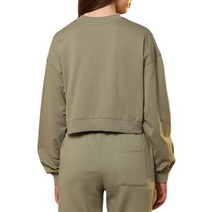 Sudadera de manga larga para mujer con ajuste regular y cuello redondo Top Traje de moda para mujer Sudaderas con capucha y sudaderas - Product Image 6