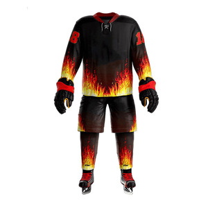 OEM 2024 vente en gros d'uniformes de hockey sur glace de haute qualité, taille avec logo personnalisé, meilleur prix pour les uniformes imprimés de sports d'équipe - Product Image 1