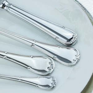 Vendo Super Juego de Cubiertos Plateado Tu Logotipo Impreso Hecho A Mano Estilo Europeo Juego de Vajilla Cubiertos - Product Image 6