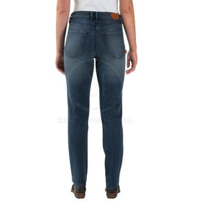 Salopette décontractée pour femmes de haute qualité, marque privée, 100% coton, légère, couleur unie, devant plat, pantalon en jean respirant - Product Image 3