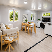 Maison conteneur modulaire portable de 30 pieds, extensible et respirante, à structure en acier, pour hôtel extérieur, ferme, école, ou espace de vie