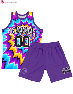 Vente en gros de nouveaux uniformes de basket-ball de style Conception personnalisée 100% maillot de sublimation en polyester Sportswear Pattern Logo Printing Size - Product Image 5