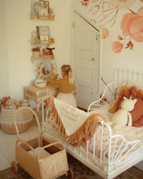 Coiffeuse multifonctionnelle, coiffeuse en rotin, meubles pour enfants, sans danger pour la santé et l'esthétique, vente en gros.