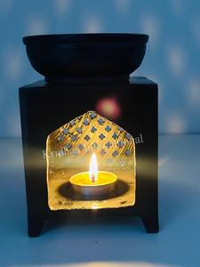 ที่จุดน้ำมันสบู่น้ำมันหินอ่อนสีดำสำหรับตกแต่งบ้านกลิ่นหอมธูปและธูปทำมือ - Product Image 6