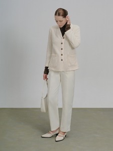 Julia High Fashion Baggy Pants Pantalons élégants pour femmes avec des chiffons respirants de style minimaliste pour l'hiver Service ODM disponible - Product Image 6