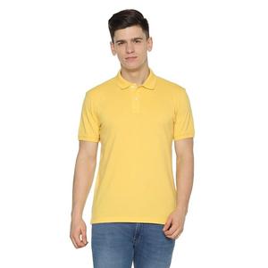 T-shirt à col haut de gamme avec tissu doux et col boutonné pour une tenue de week-end décontractée disponible en vrac - Product Image 3