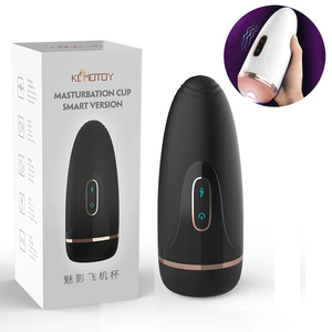 Coupe de masturbation électrique pour homme, simulation vaginale, poche vaginale, massage, masturbateur, appareil d'exercice pénien, jouets sexuels pour adultes masculins - Product Image 2