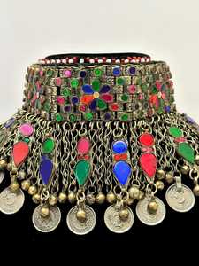 ชุดเครื่องประดับแต่งงานเพทายทองแดง afghani ดีไซน์ใหม่ราคาถูก - Product Image 6