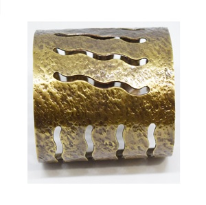 global Popular Bracelets Gauge <b>Sheet</b> 3" Inches on Sale Adjustable Hammered Cuff for Ladies Handmade Jewelry Set Made in India - Product Image 6