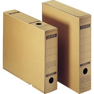Leitz Premium DIN A4 Archive <b>Box</b> 7 X 32.5 X 26.5 cm Natural Brown Recycled/Laminated Kraft Paper 7 X 32.5 X 26.5 cm (W X H X D) - Product Image 1