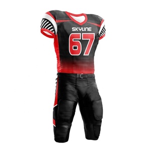 Uniforme de Fútbol Americano Personalizado por Sublimación, Manga Corta, Color Sólido Estampado, Secado Rápido, Personalizable - Product Image 5