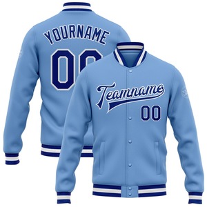 Vente en gros dans l'industrie directe, blouson décontracté hiver personnalisé vert rouge-blanc, veste Varsity Letterman à pression intégrale - Product Image 2