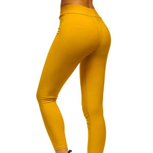 Customized High Waist Gym <b>Leggings</b> for Women Comfortable <b>Polyester</b> Spandex Knitted Fabric Stretch Breathable Printed Design - Product Image 1