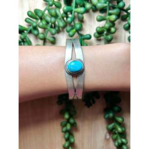 Randy Boyd Royston Fashion <b>Cuff</b> <b>Bracelet</b> with Turquoise & Sterling <b>Silver</b> Elegant Accessory - Product Image 5