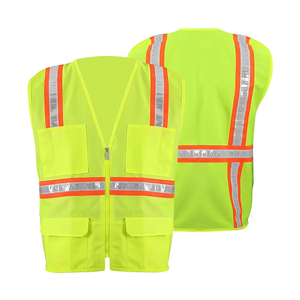 Chaleco de Seguridad Reflectante de Alta Calidad 100% Poliéster, Alta Visibilidad, Ropa de Calle, Ropa Exterior, Impermeable, Secado Rápido, Transpirable - Product Image 3