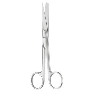 Ciseaux chirurgicaux professionnels à lame droite (affûtée ou arrondie), finition miroir polie, disponibles en OEM, certifiés CCC - Product Image 3