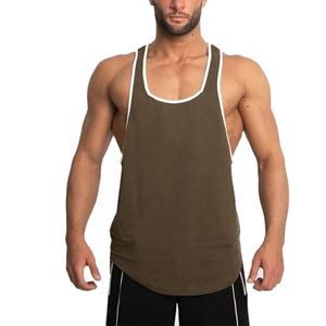 Camiseta de algodón sin mangas para hombre, ropa de fitness de gimnasio de calidad prémium, camiseta sin mangas con estampado personalizado para culturismo - Product Image 1