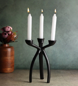 Soporte de vela de metal de diseño establecido Accesorios para el hogar Otros pilares Decorativos para el hogar y el hotel Portavelas de metal - Product Image 5