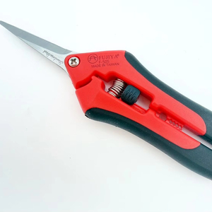 Tijeras de podar de jardinería profesionales de acero inoxidable de grado Industrial 420J2, logotipo láser, agarre antideslizante, tijeras de derivación de trinquete - Product Image 1