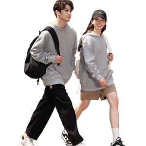 Sudaderas básicas en blanco sin estiramiento de punto para hombre, sudaderas con capucha con LOGOTIPO personalizado, Slim Fit, cálido, anti-pilling, capucha para hombre - Product Image 4