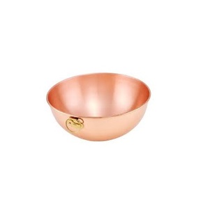 Bol de service en cuivre en gros, qualité supérieure, bol de service à salade pour hôtel, fait à la main, meilleur produit, bol en cuivre pur - Product Image 3