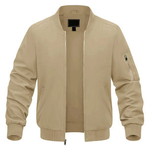 Chaqueta Bomber para hombre Diseño urbano elegante Ajuste cómodo ligero Ideal para salidas casuales y estilo de vida de moda moderna todos los días - Product Image 6