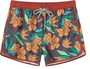 Short de bain à séchage rapide personnalisé pour garçons maillot de plage à impression par sublimation motif solide maillot de bain en gros - Product Image 2