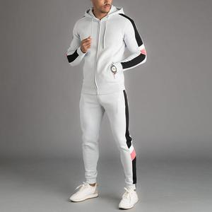 Vente en gros de survêtement avec logo personnalisé pour hommes, nouveauté, ensemble de gymnastique coupe-vent pour hommes, vêtements de printemps, survêtement décontracté - Product Image 1