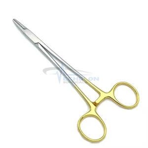 Health Bay Instruments Pince en acier inoxydable de 7 pouces Porte-aiguille à croisé manuel Base d'instrument chirurgical en carbure de tungstène - Product Image 1