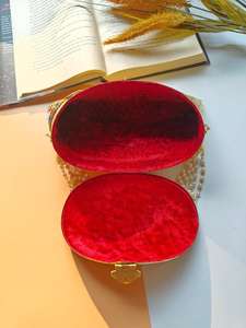 Bolso de Mano Tipo Clutch de Latón Dorado, Bolso de Metal Estilo Boho, Regalo para Ella, Bolso de Fiesta, Bolso de Noche, Bolso de Boda - Product Image 4