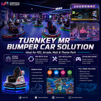 Casque de réalité virtuelle et augmentée pour voiture tamponneuse électrique, idéal pour les centres commerciaux, les parcs d'attractions et les salles d'arcade – Système de jeu de combat de conduite