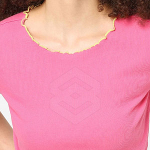 Camiseta Corta de Verano Informal y Ecológica para Mujer, 100% Algodón de Alta Calidad - Product Image 5