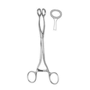 Fórceps de sujeción de esponja Foerster, fórceps de gasa, acero inoxidable alemán, 18cm, 20cm, 25cm, listo en Stock, gran oferta - Product Image 2