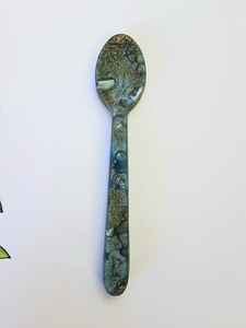 Direct inde meilleure qualité artisanale résine colorée dîner cuillère fourchette ensemble hautement poli Logo personnalisé pour la maison hôtel - Product Image 5