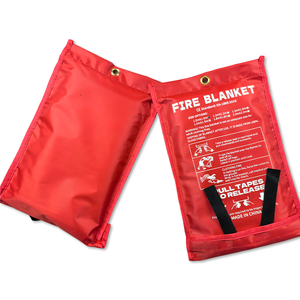 Couverture anti-feu en fibre de verre efficace, résistante aux hautes températures, résistante à la chaleur, plusieurs tailles, urgence - Product Image 1